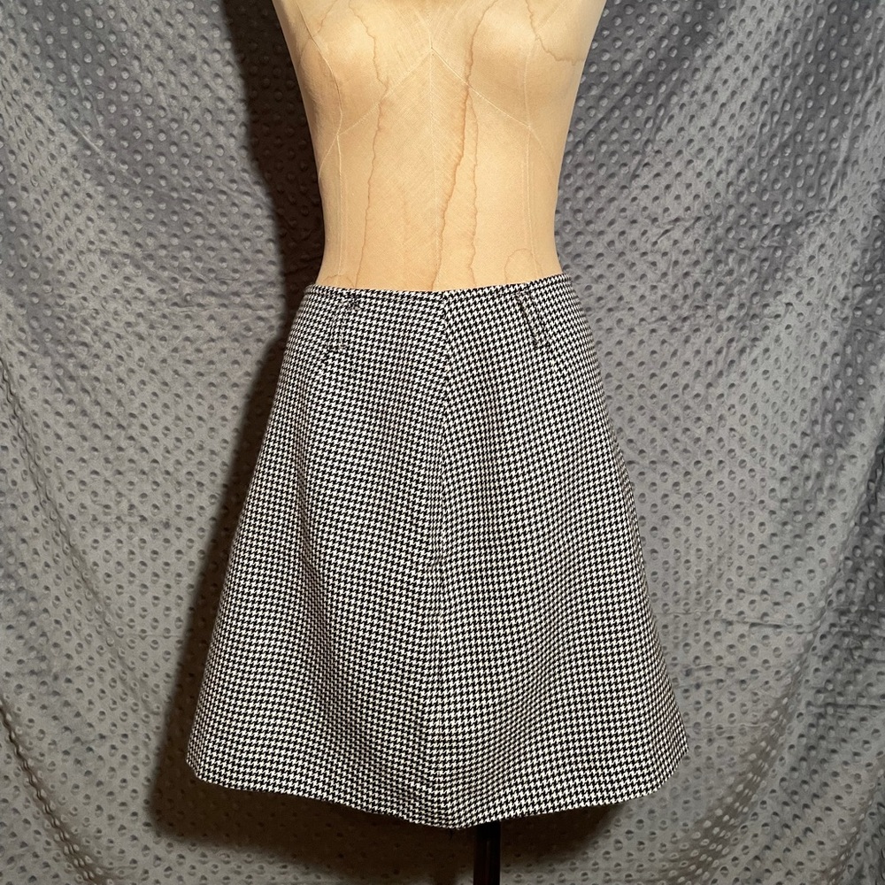 houndstooth telluride skirt